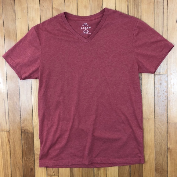 j crew slim washed v neck